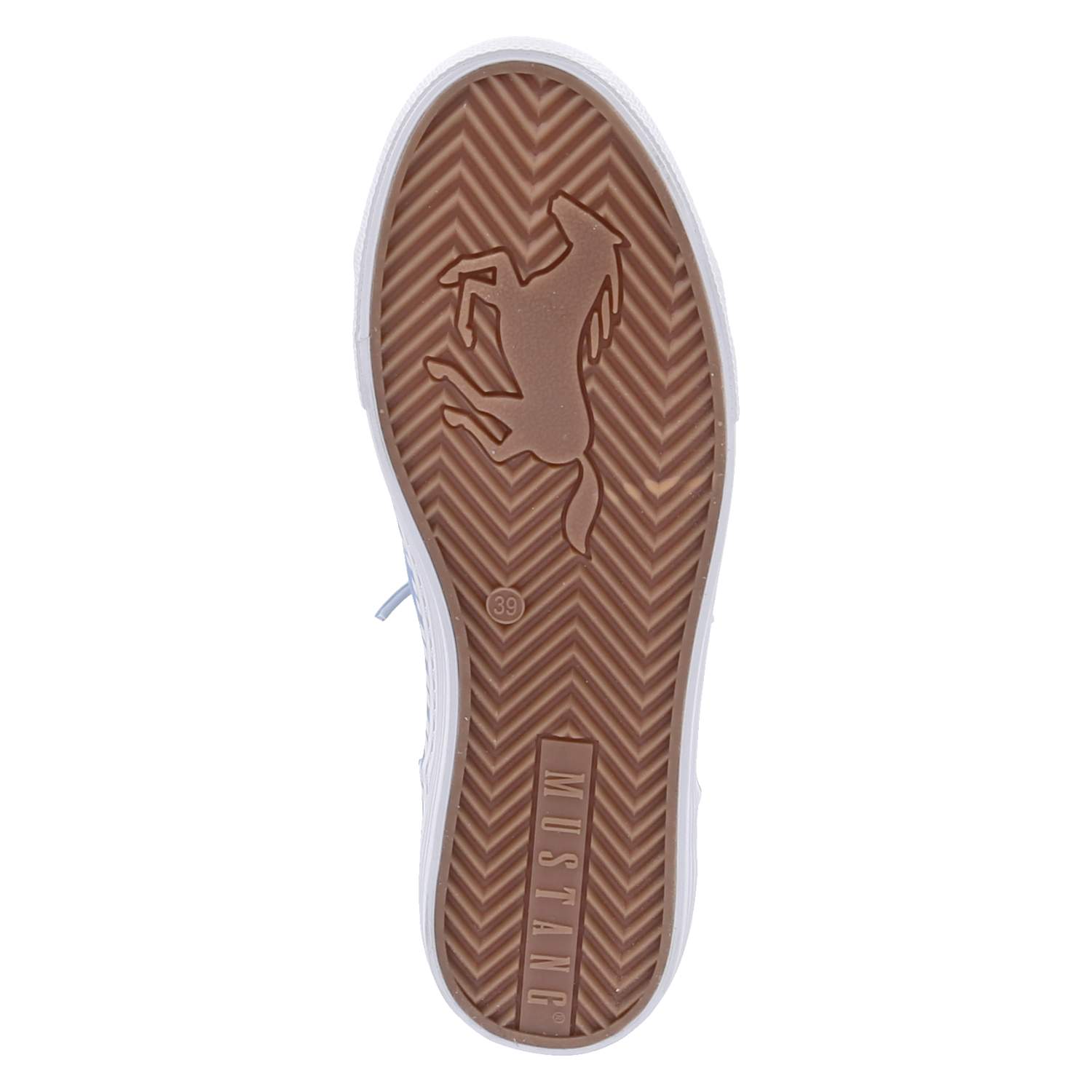 Mustang Slip-On-Sneaker - hellblau