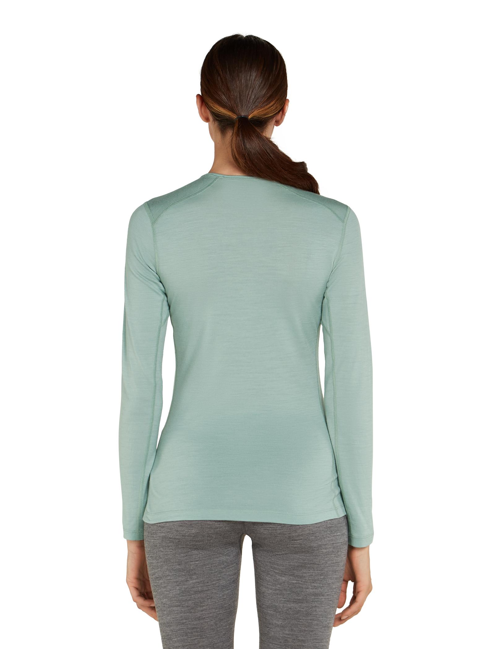 Icebreaker 200 Oasis LS Crewe Womens Moss