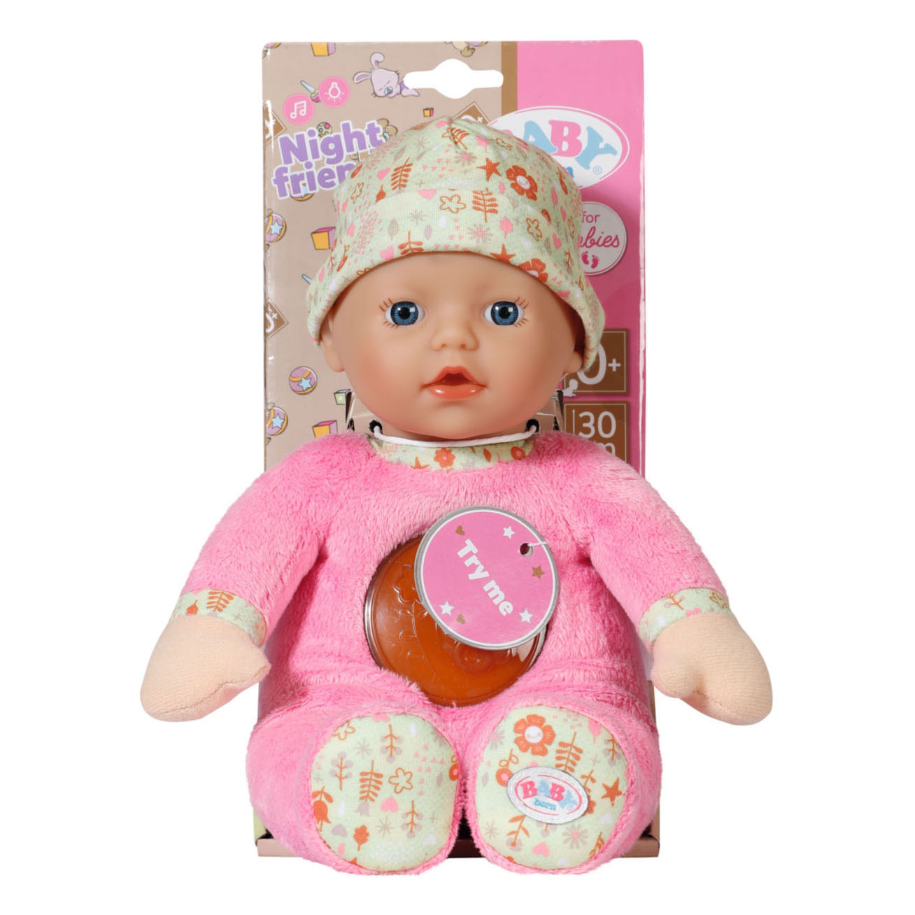 BABY Born Pop Nachtvriendjes voor Baby's, 30cm