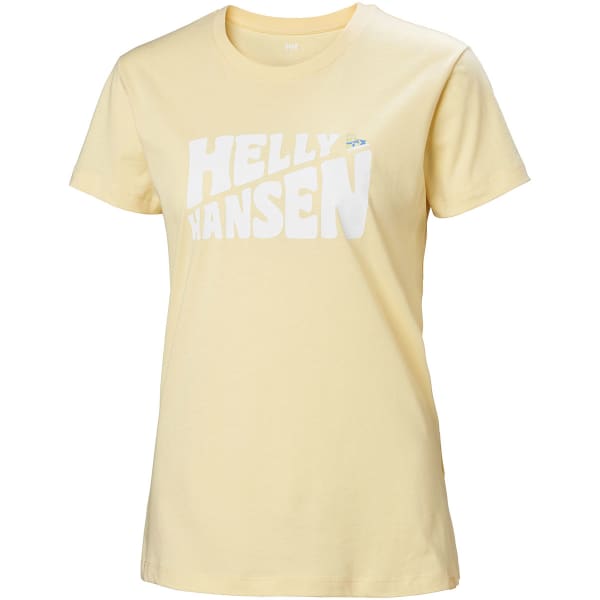 T-shirt HELLY HANSEN W F2F ORGANIC COTTON TEE 2.0 YELLOW CREAM