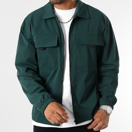 Veste Zippée Avec Poches 0233 Vert Foncé