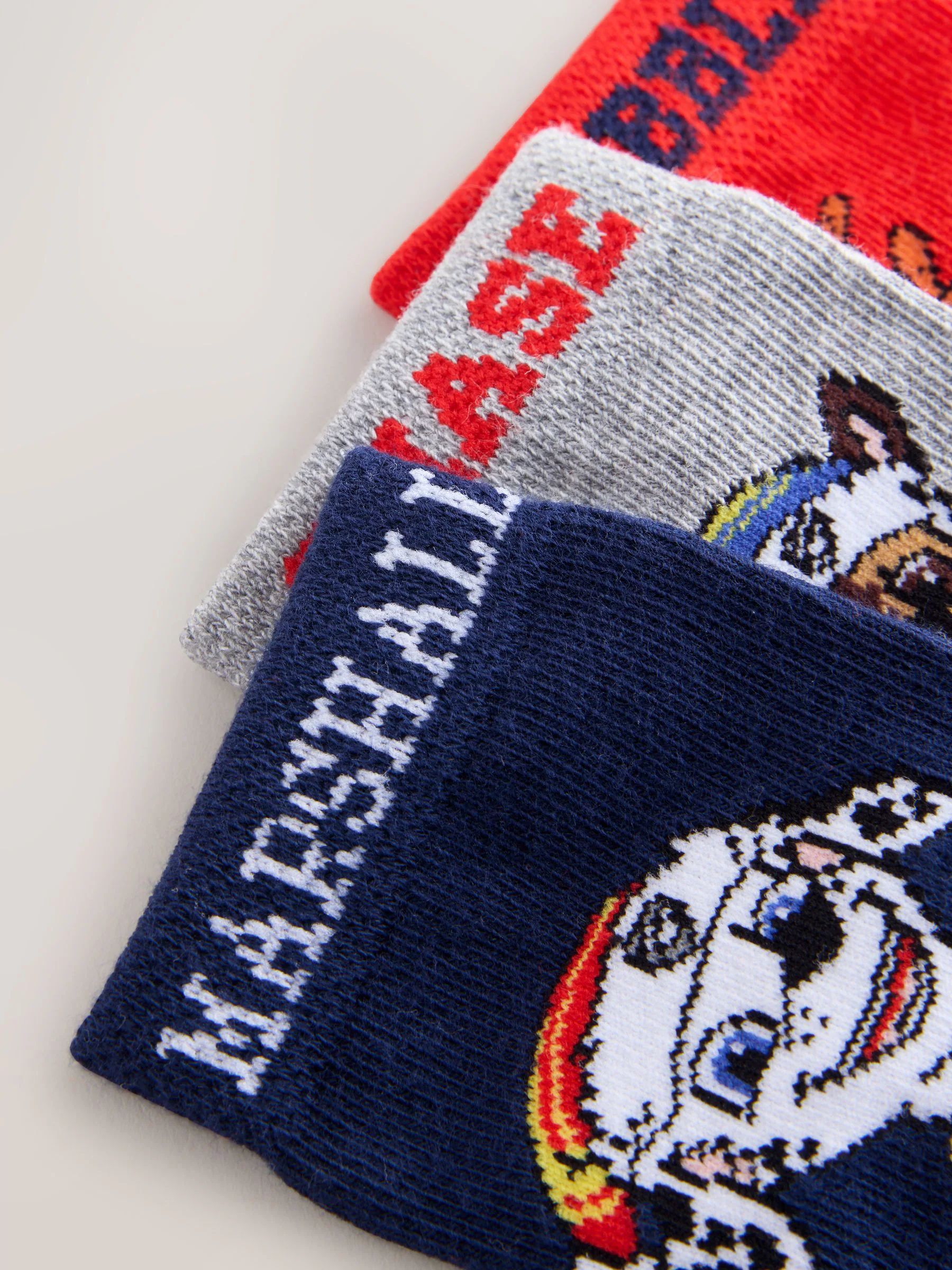 Paw Patrol - Christmas License Character Cotton Rich Socks 3 Pack