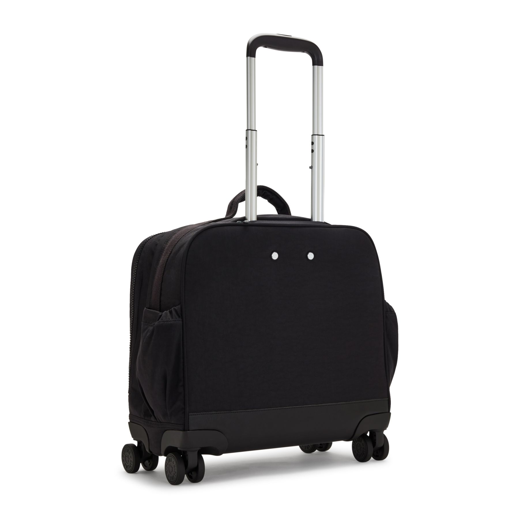 NEW STORIA Sac d'école à 4 roues pour enfants avec compartiment pour ordinateur - True Black