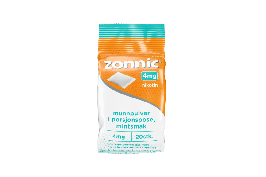 Zonnic munnpulver med mintsmak 4 mg