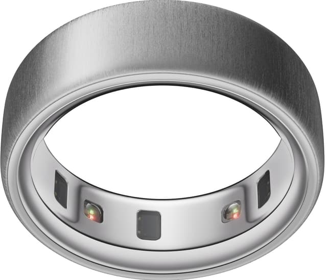 Oura Ring 4 Smart Ring størrelse 5 (børstet sølv)