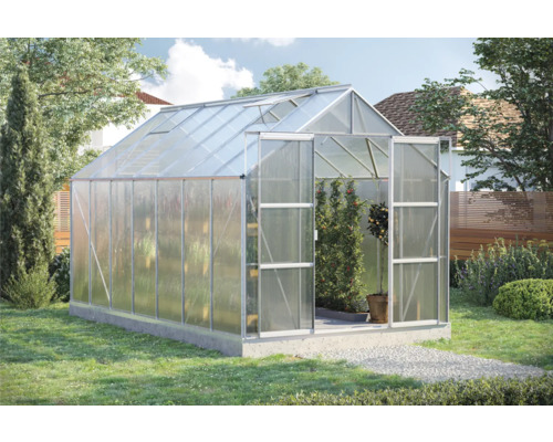 Vitavia Uranus 11500 kas, 6 mm dubbelwandige polycarbonaat panelen, 257x445 cm, aluminium
