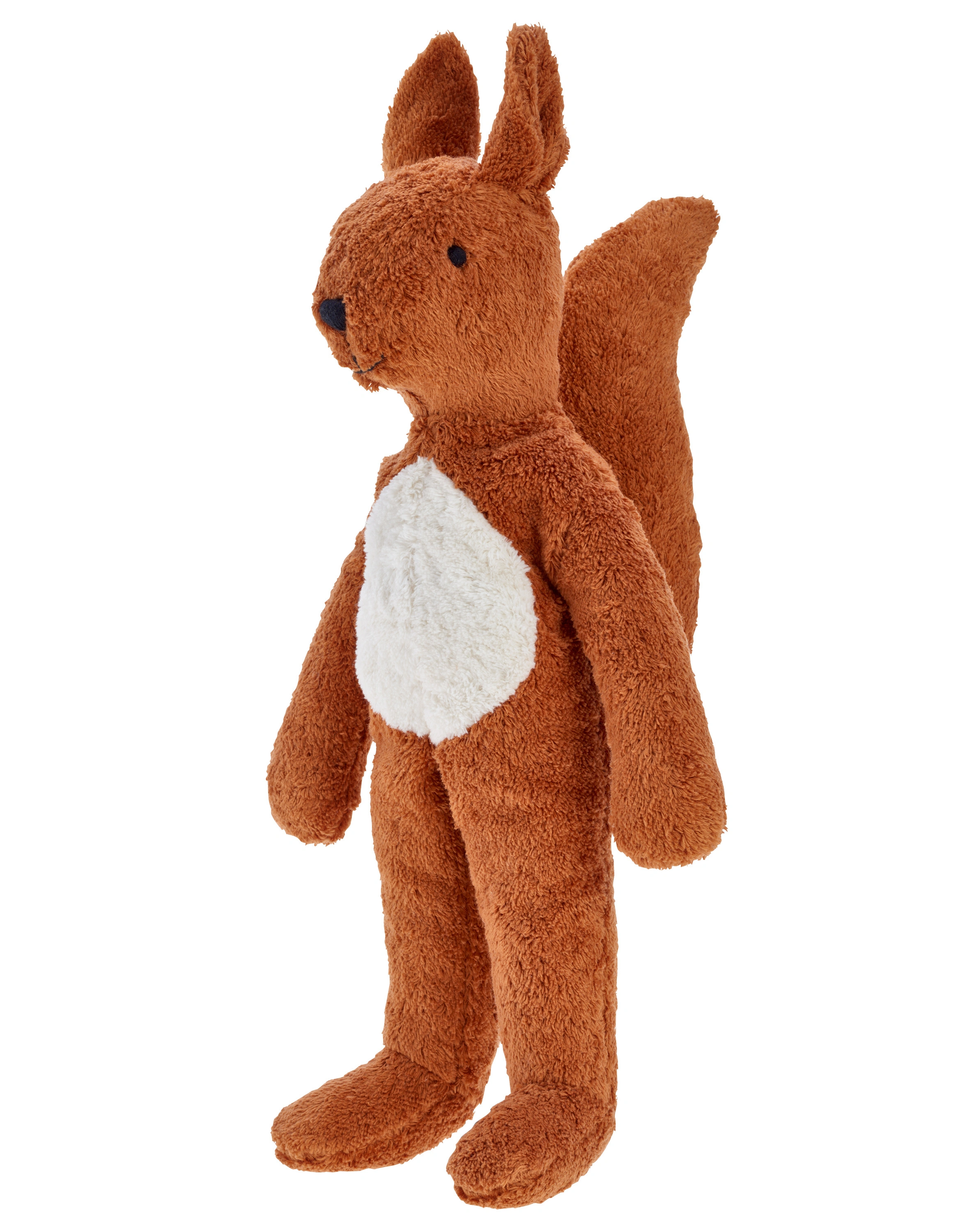 Schlenkerkuscheltier EICHHÖRNCHEN GROSS (40cm) in rotbraun