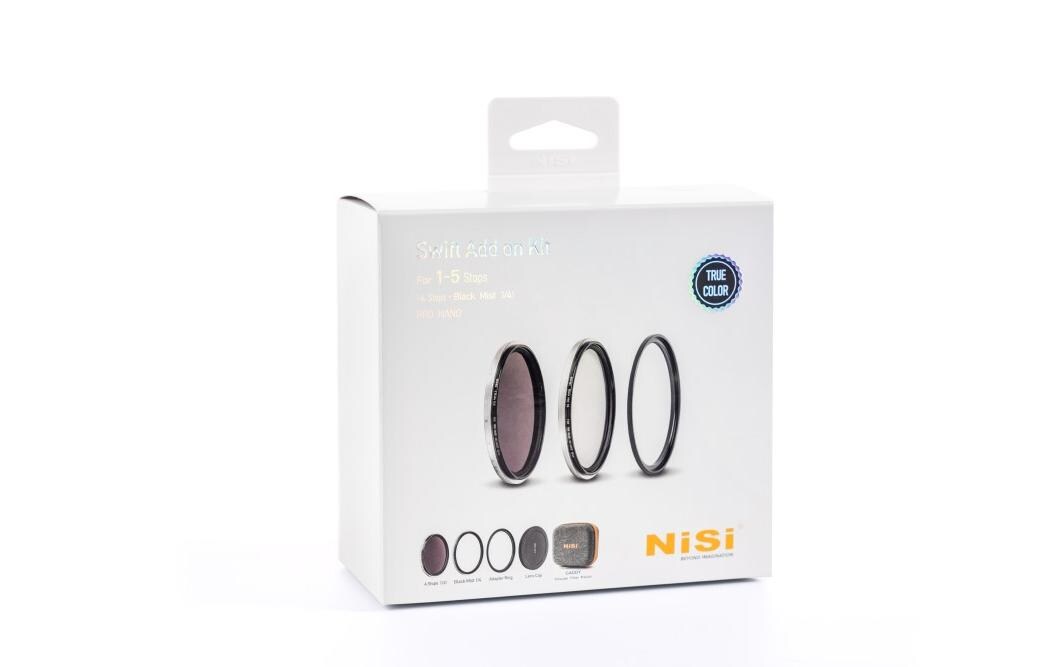 Set Swift Add On Kit – 77 mm<br>Für 1-5 Stops (4 Stops + Schwarzer Nebel 1/4) PRO NANO