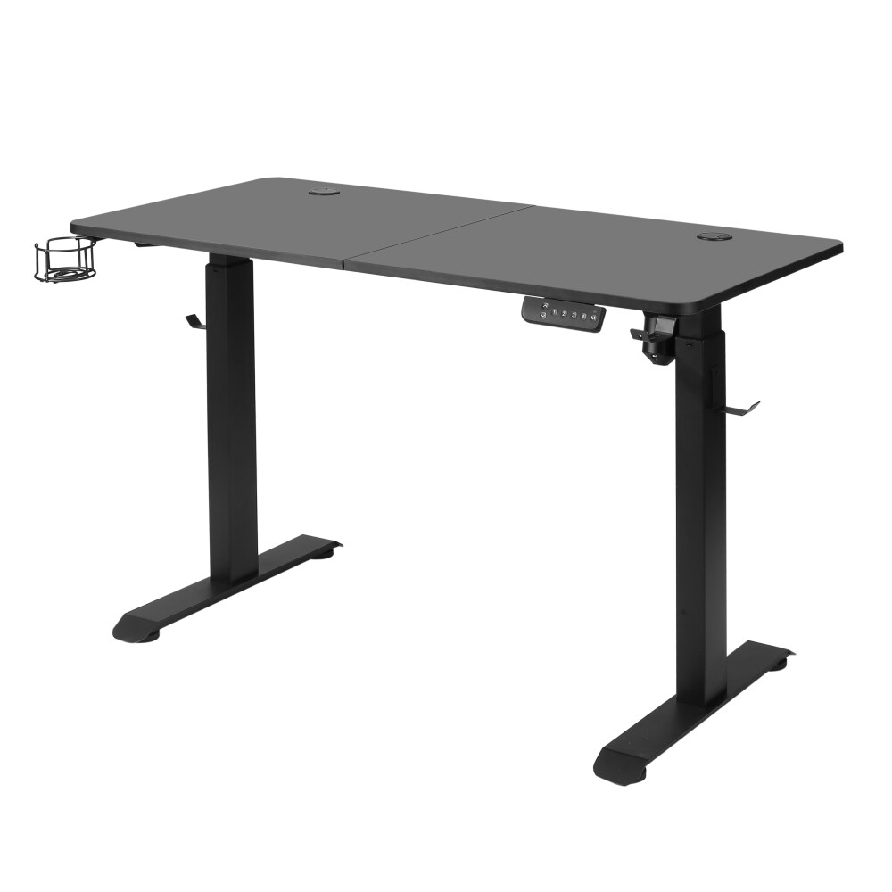 Makika Höhenverstellbarer Schreibtisch elektrisch 120 x 60 cm - Schwarz