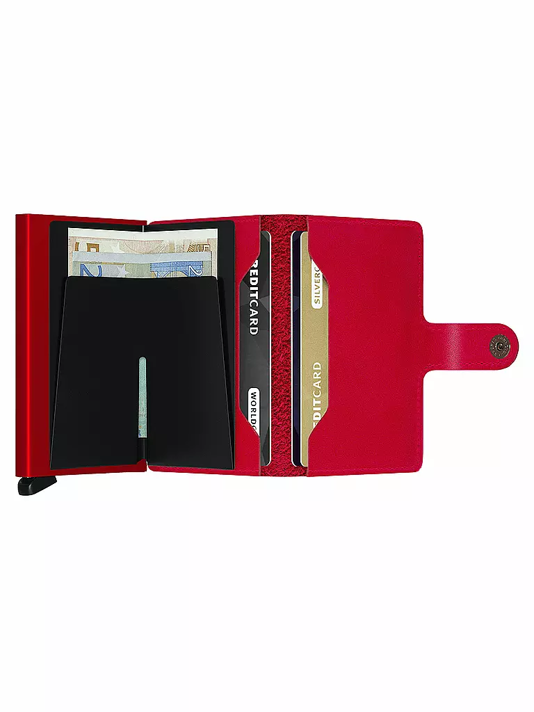 SECRID Geldbörse - Miniwallet Original Mini Red/Red rot