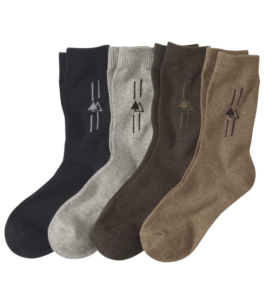 Lot de 4 Paires de Chaussettes Fantaisie