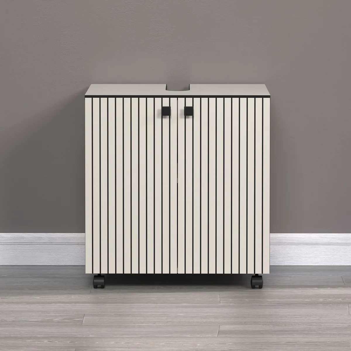 EPIKASA Meuble sous lavabo Pure gris
