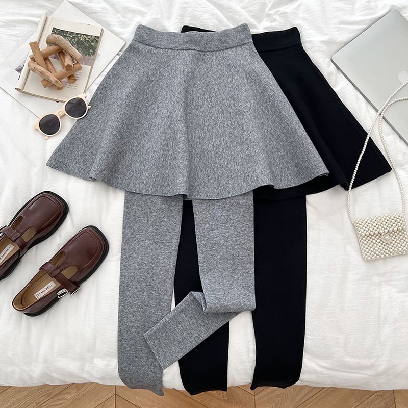 Babique - Legging met hoge taille en rokoverlay