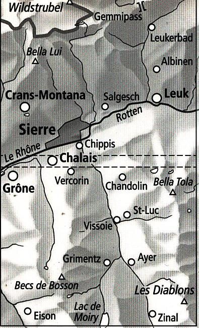 BUNDESAMT - 3305T CRANS MONTANA ECHELLE 1 33 000