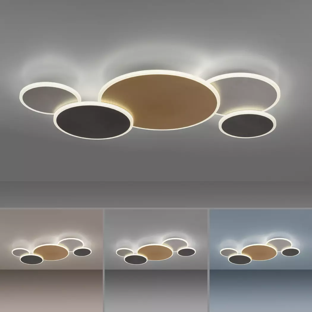 LED-Deckenleuchte Q-Piatto