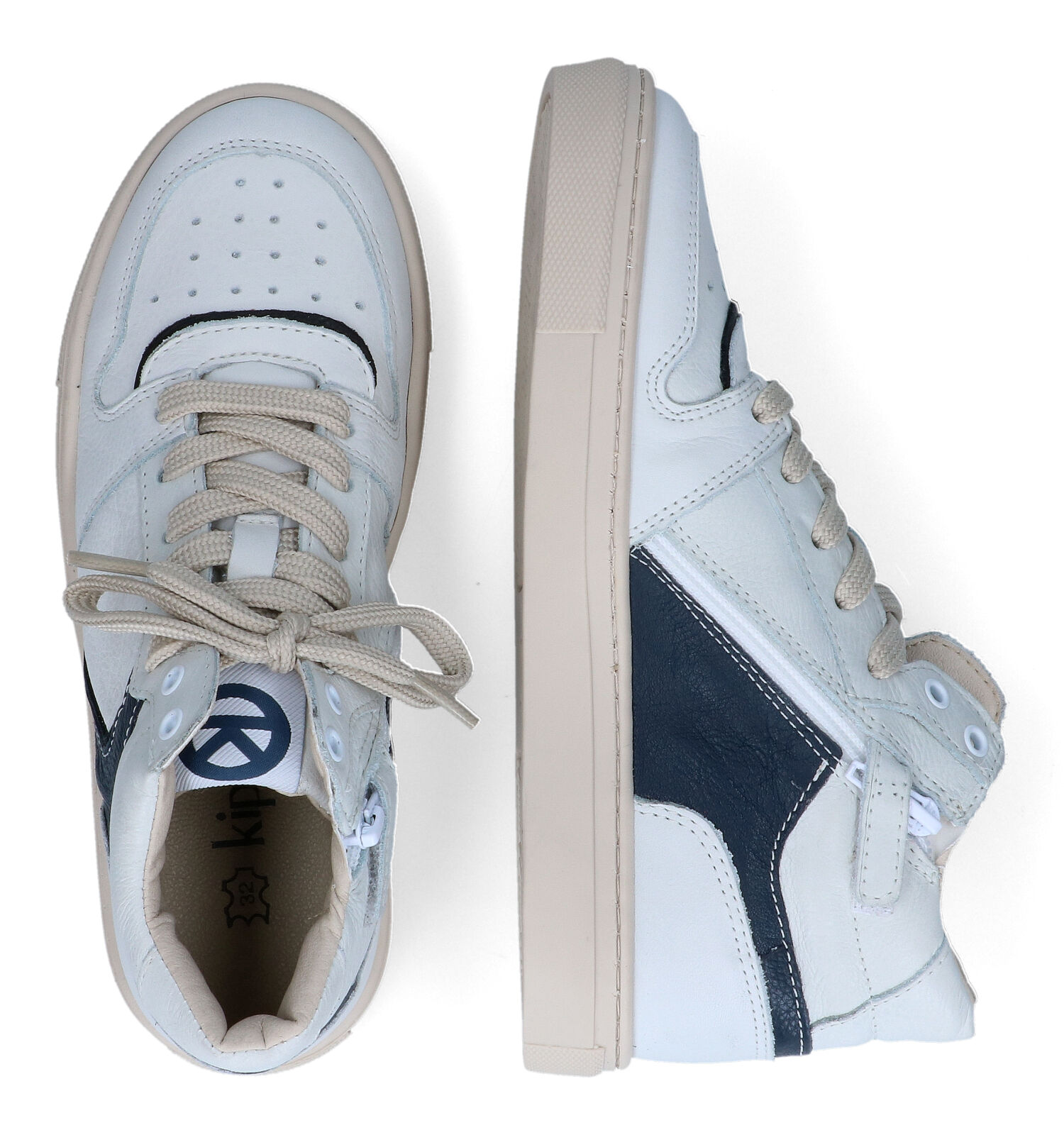 Hoge schoenen wit