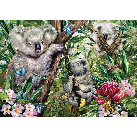 Schmidt Spiele Puzzle - Süße Koala-Familie, 500 Teile
