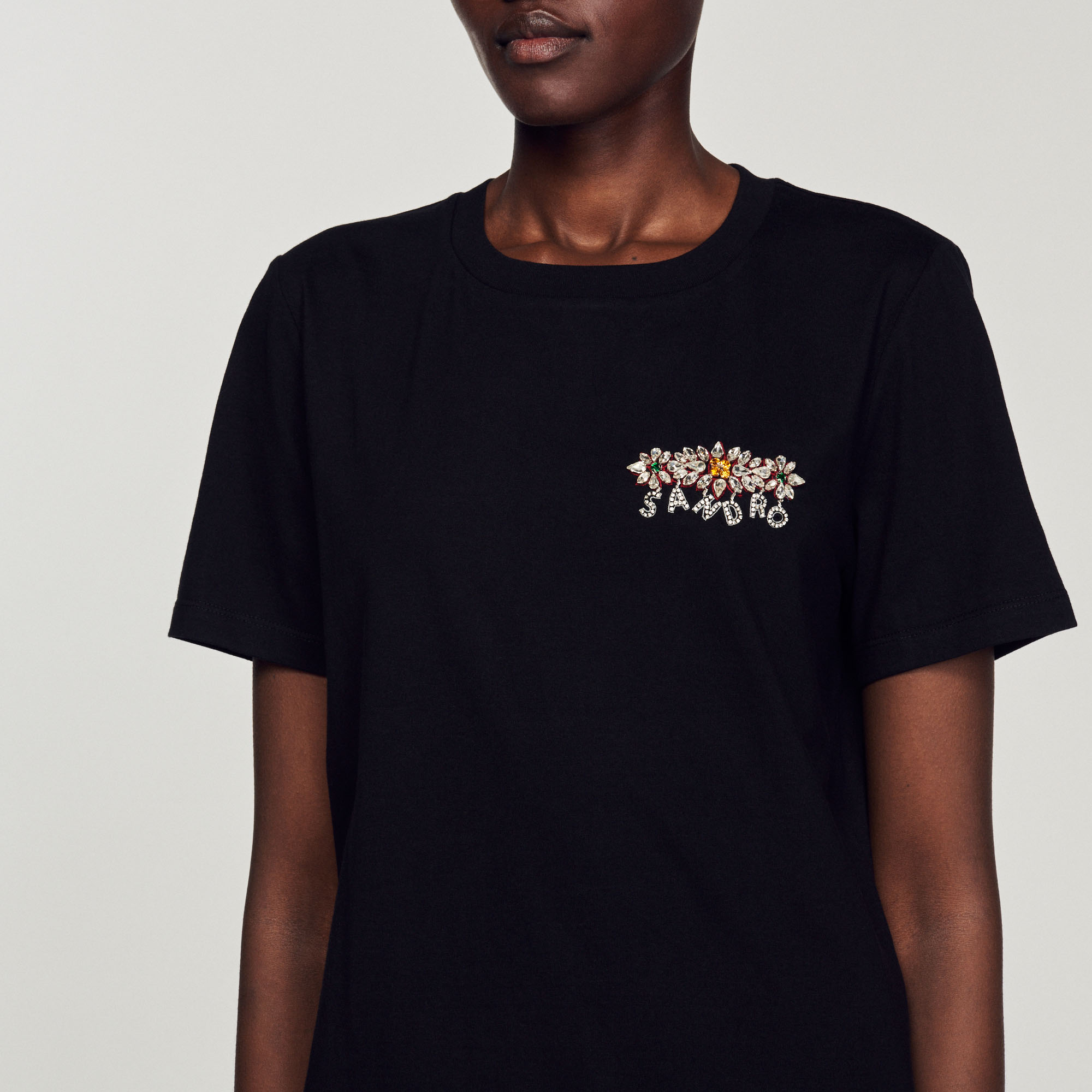 T-shirt á strass