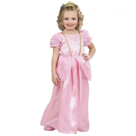 Widmann 1275Q Kinderkostüm Prinzessin Rosa Gr. 110/116 sortiert, Kleid