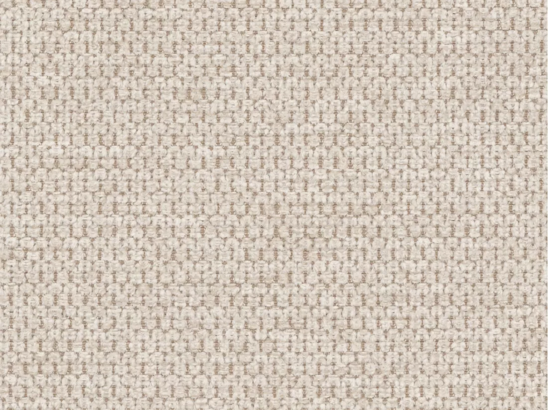 Canapé d'angle droit convertible en tissu texturé beige DALIAS