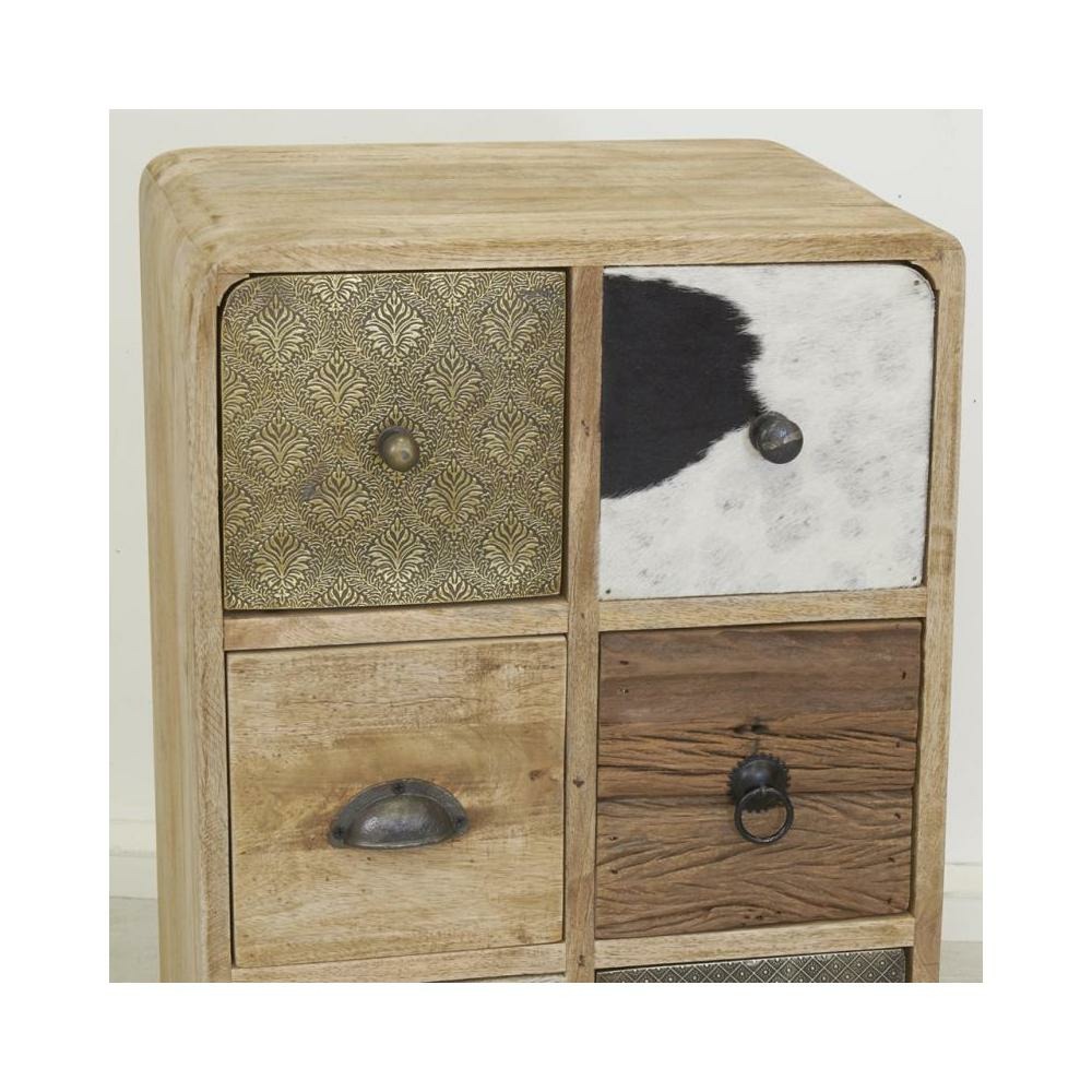 Commode vache en manguier