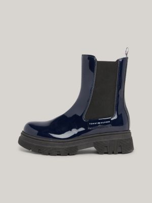 Botas Chelsea envernizadas