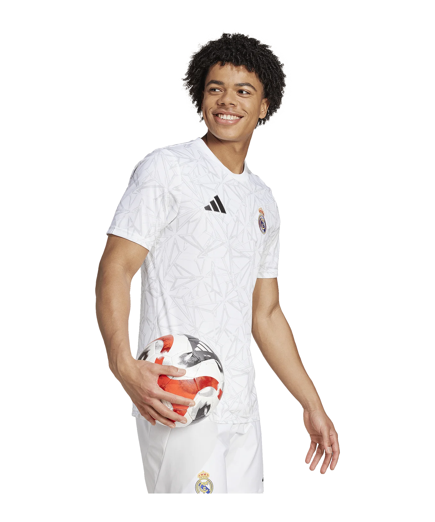 adidas Real Madrid Prematch Shirt 2024/2025 Weiss