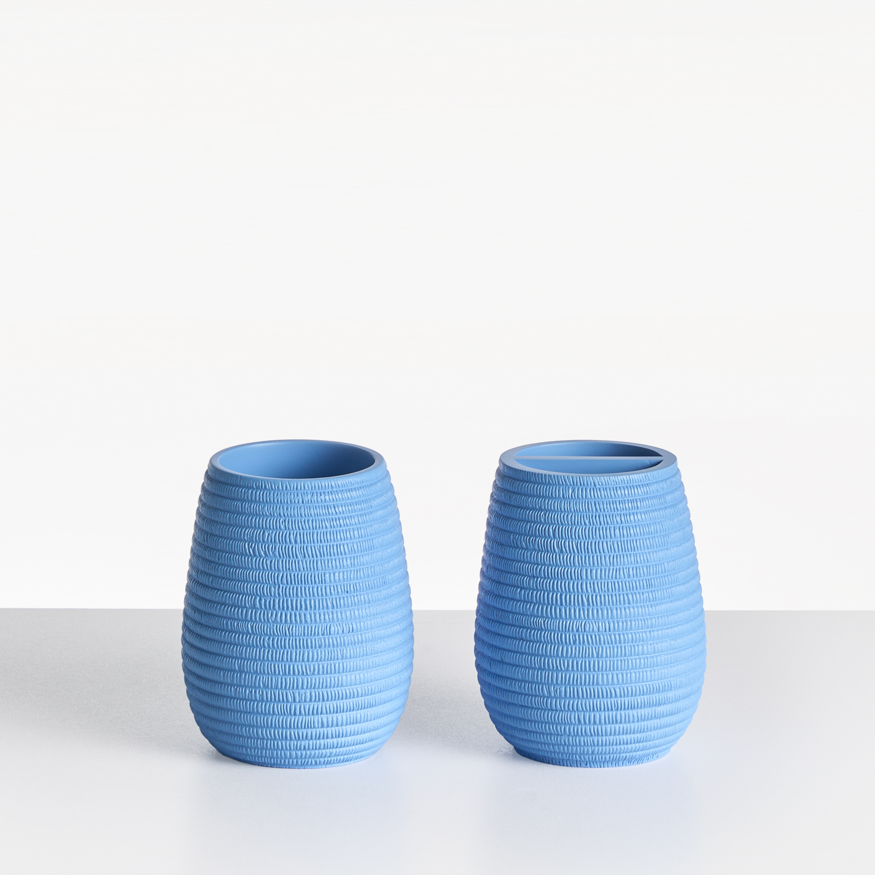 Beliani - QUILCA - Badkameraccessoireset - Blauw - Polyresin