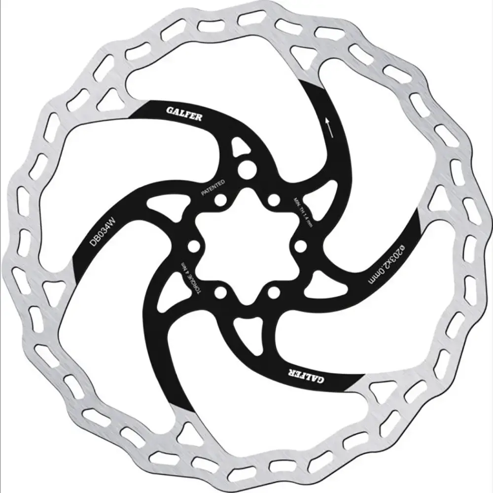 GALFER Wave E-Bike 6-bolt Remschijf 2.0mm