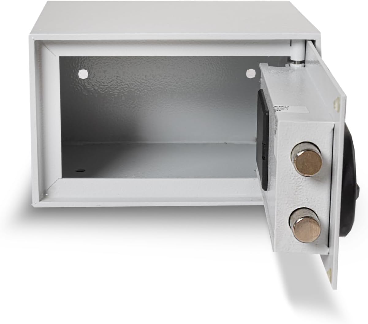 Tresor für Zuhause Kolibri 2.0 16 T, Safe Elektronisch, Möbeltresor 15,3 x 24,6 x 21,3 cm, Tresor-Box mit Elektronisches Codeschloss, Einbruchhemmender Rahmen - Lichtgrau