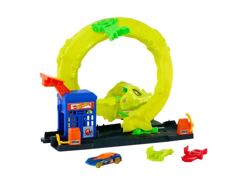 Hot Wheels City Snake Gas Station Fahrzeuge im Massstab 1:64