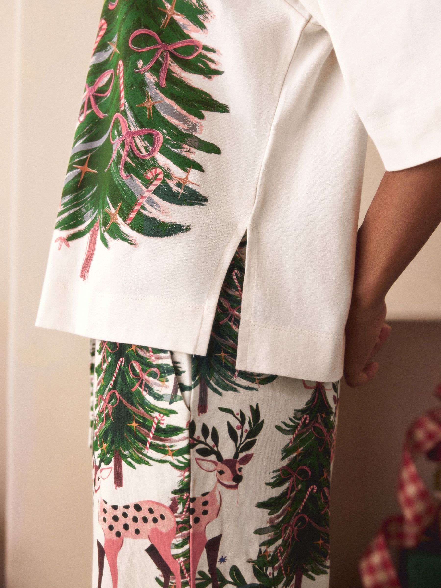 Naturel hert - Pyjama met korte mouwen