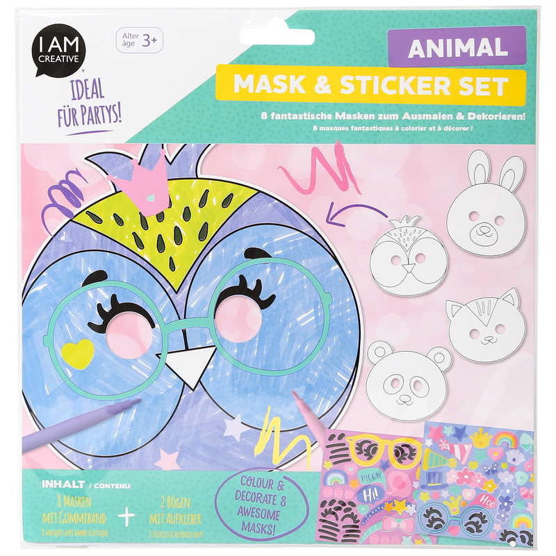 I AM CREATIVE Masken, Tiere