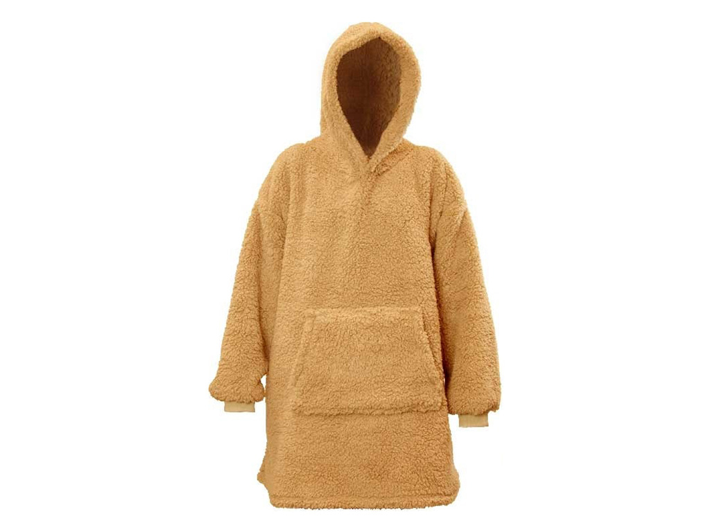 Unique Living Teddy oversized hoodie - Latte