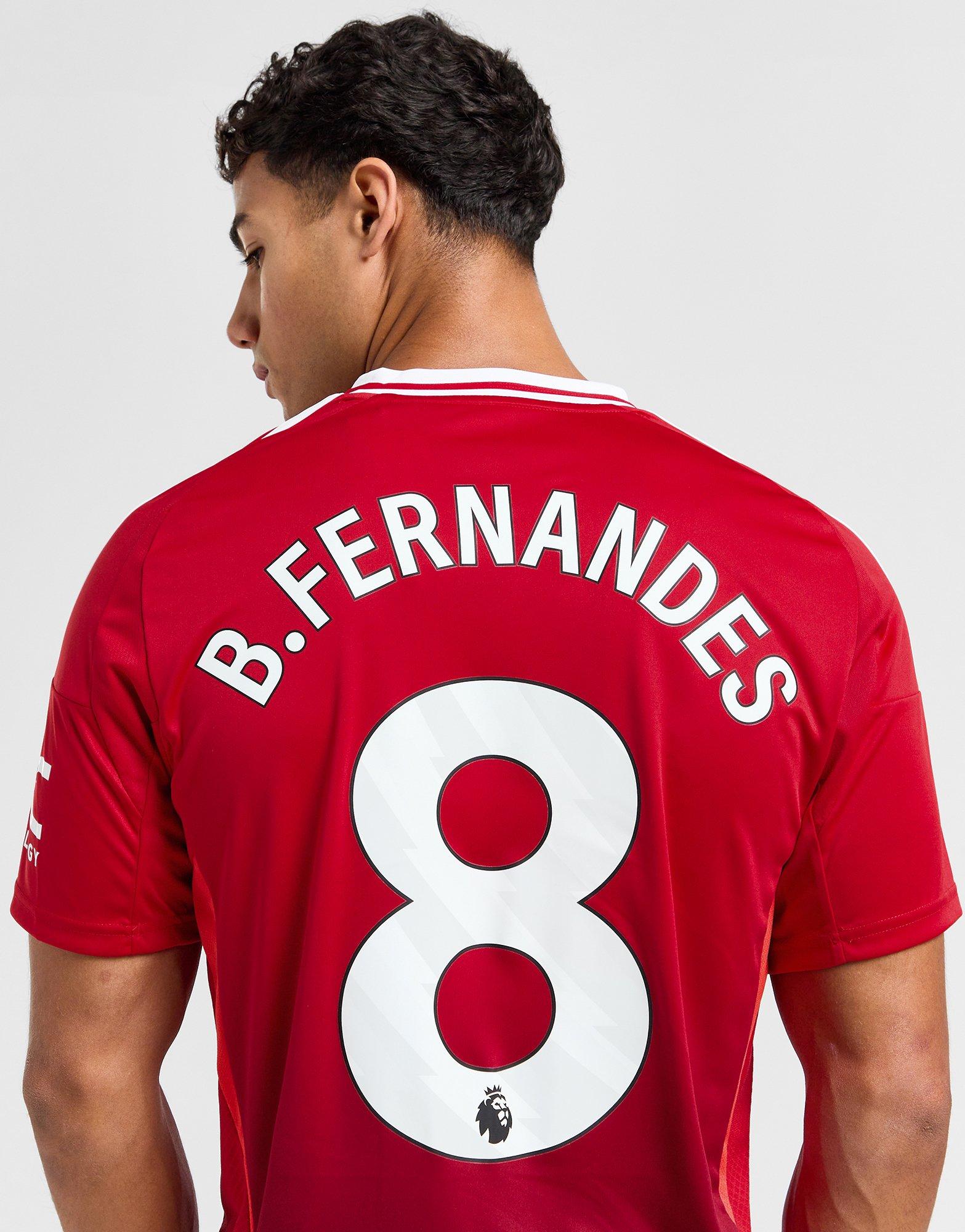 adidas Manchester United FC 24/25 Fernandes #8 Home Shirt
