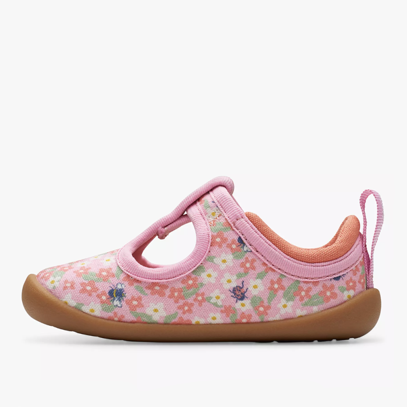 Clarks Clarks Roamer Bloom Pink Print