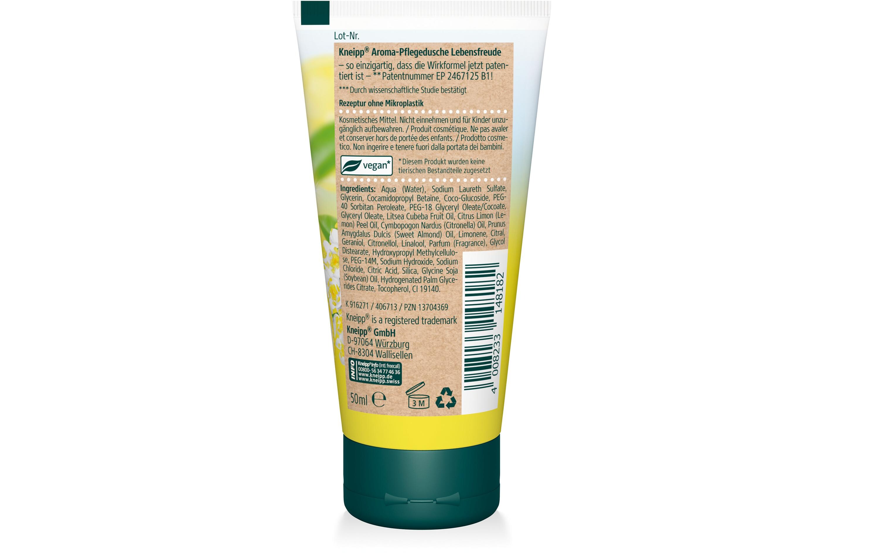 Aroma-Pflegedusche Lebensfreude Mini 50 mlPflegendes Duschgel