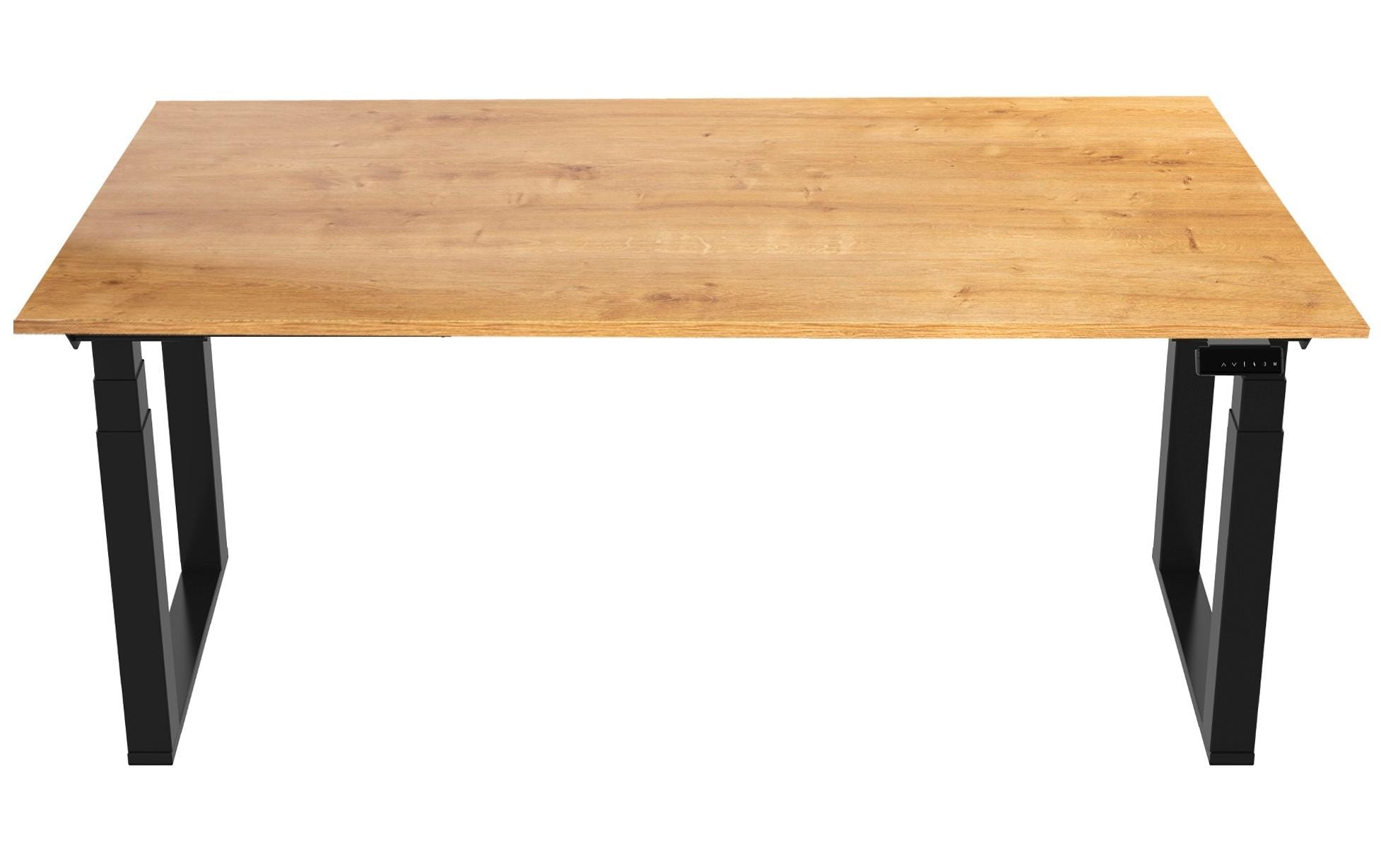 Stehtisch 1.8 x 0.8 m Eiche<br>Höhenverstellbarer Tisch