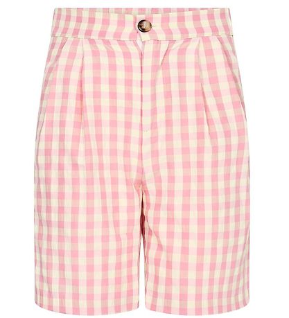 Sofie Schnoor Mädchen Shorts - Kariert Pink