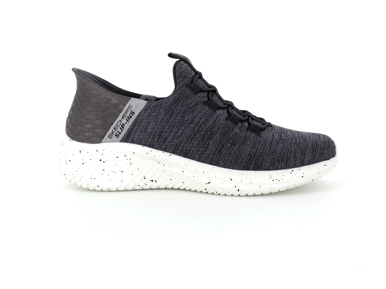 Skechers-ULTRA FLEX 3.0 RIGHT AWAY Matières combinées Noir Gris