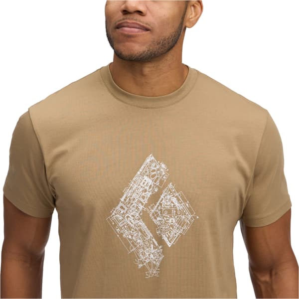 T-shirt escalade BLACK DIAMOND ENGINEERED DIAMOND SS TEE MUSHROOM