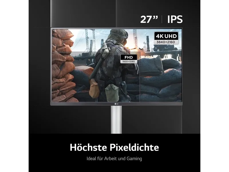 LG 27UP650P-W - LED-skærm - 27
