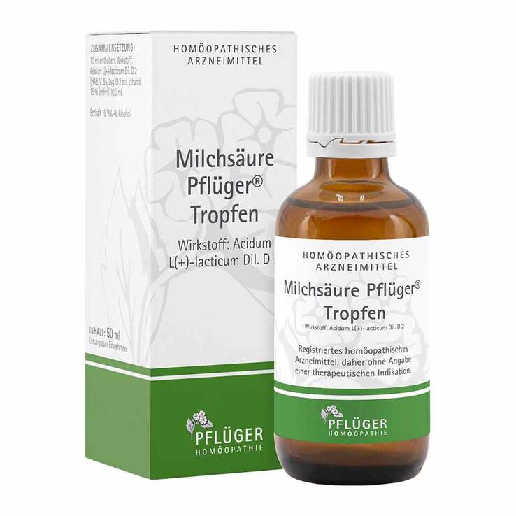 Milchsäure Pflüger Tropfen, 50 ml