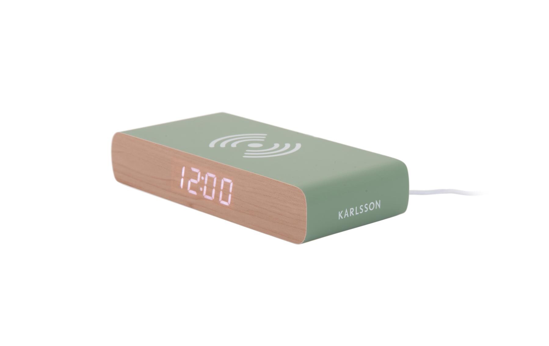 Digitalwecker Retro Flat Jungle GreenLED Wecker