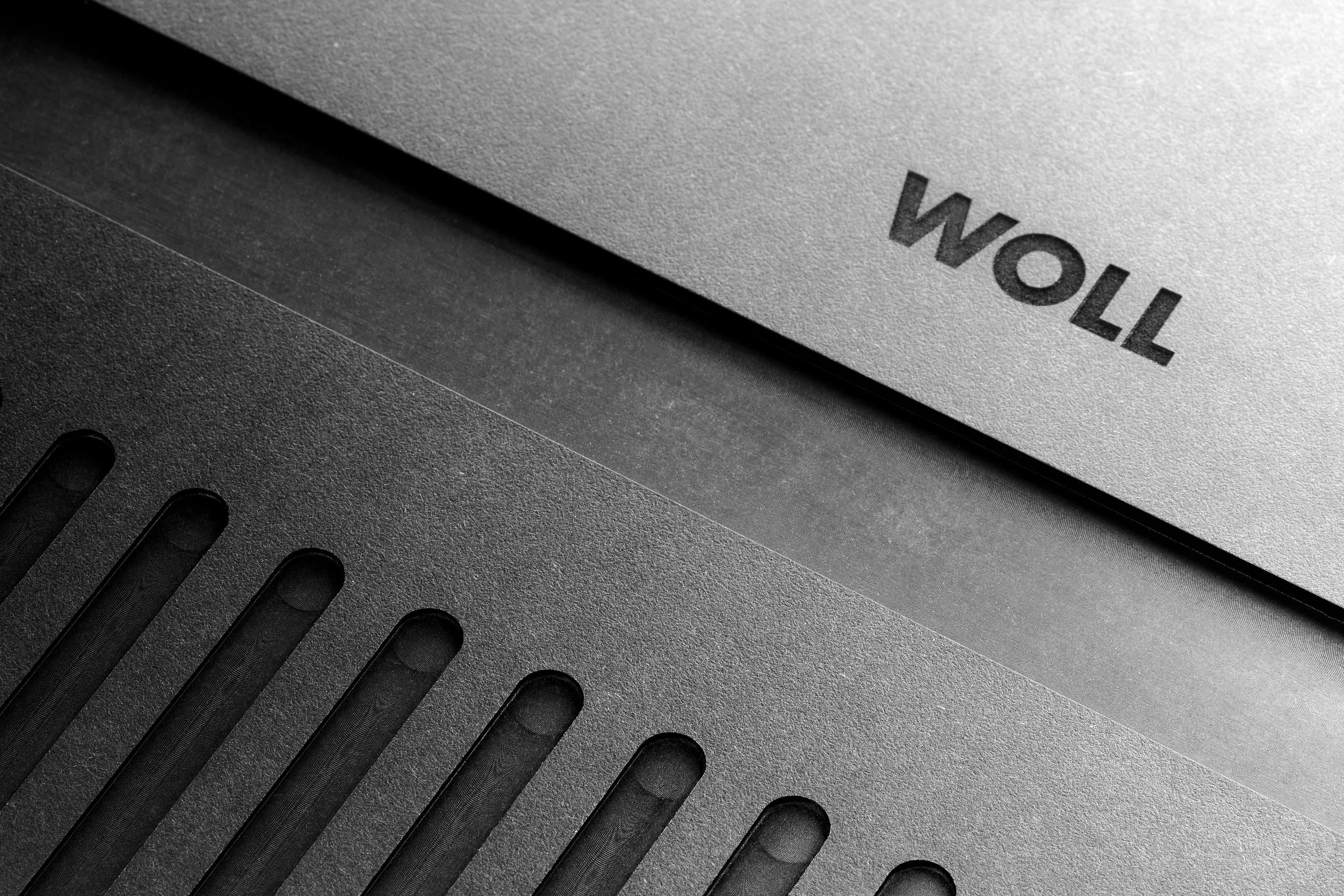 Cut & Serve Schneidebrett mit Rillen von WOLL