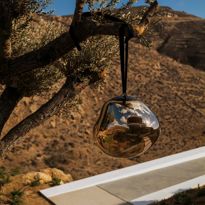 Tom Dixon - Melt LED Bodenleuchte / Hängeleuchte mit Akku, schwarz / silber