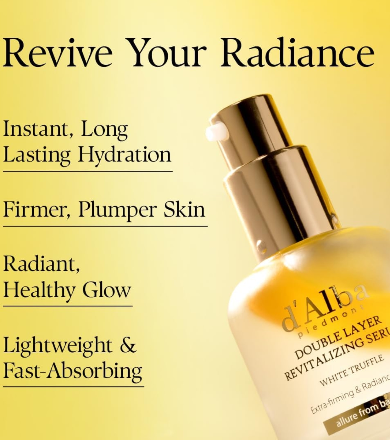 D'Alba - Sérum Facial Revitalizante White Truffle