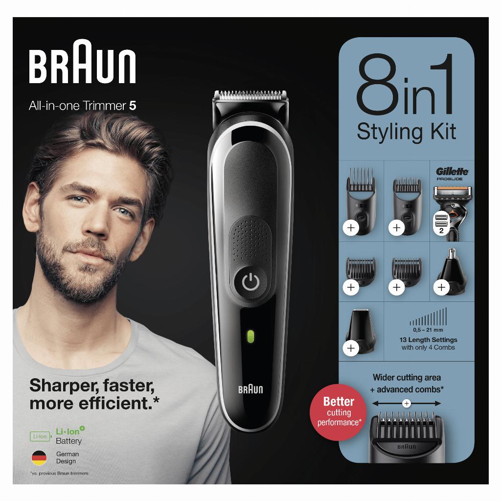 Braun MGK5360 Multigroomer, 8-in-1