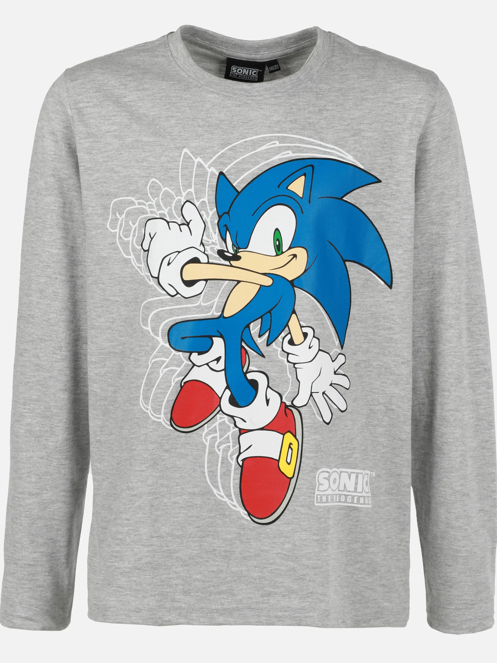 Jungen Longsleeve mit Sonic Frontprint