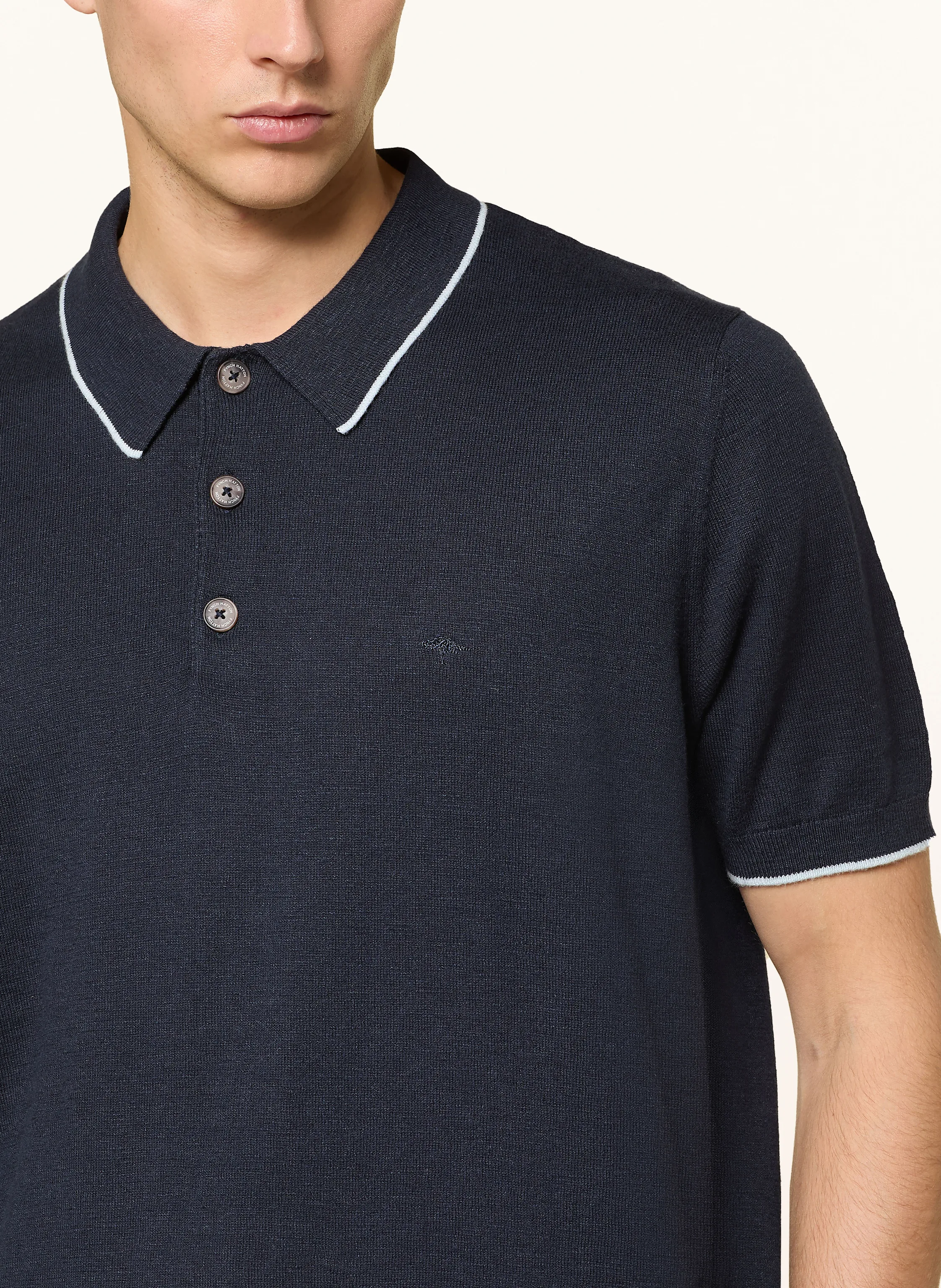 FYNCH-HATTON Strick-Poloshirt